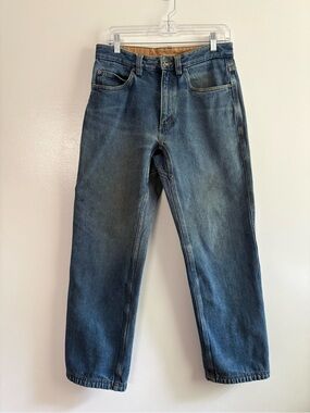 Duluth Trading Co Ballroom Relaxed Fit Work Jeans Blue Canvas Men’s 30X30
